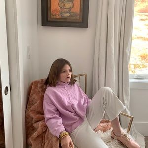 Zara lavender purple hoodie